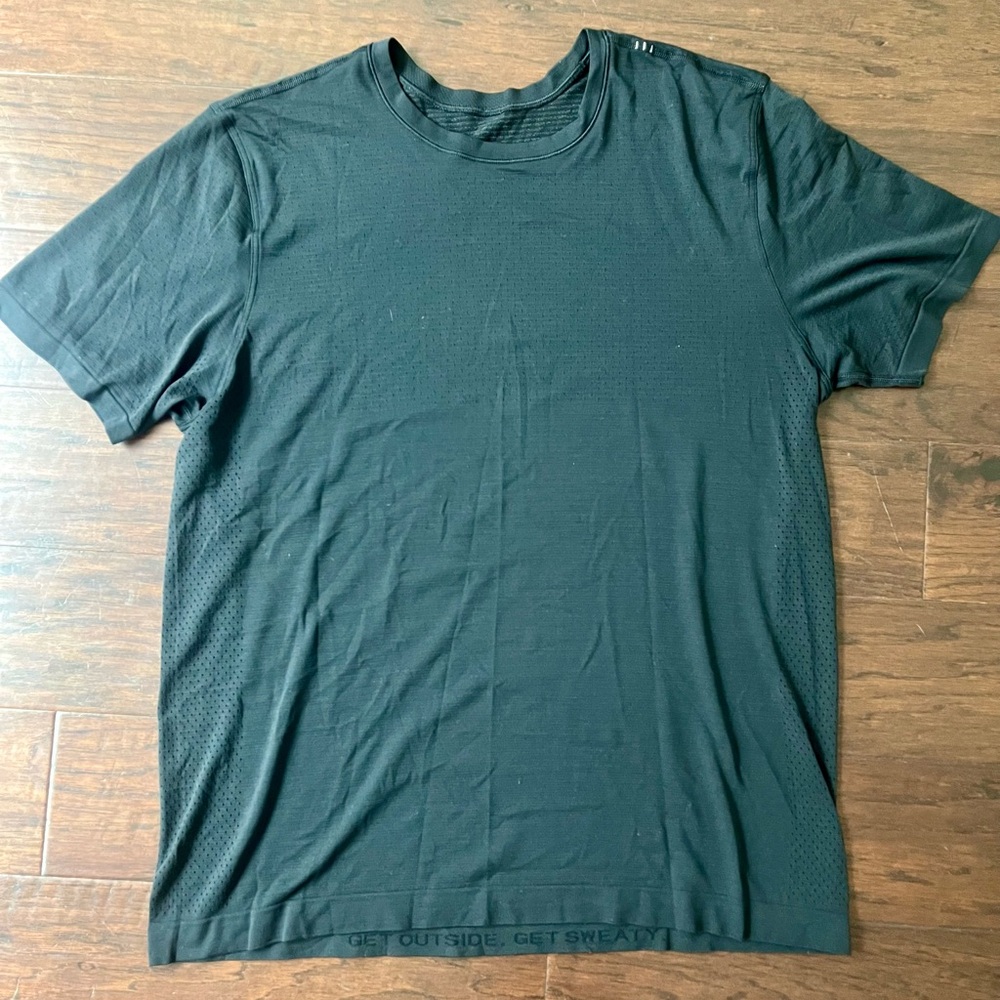 Lululemon Metal Vent Tech 2.0 Short-sleeve Shirt Black Large L
